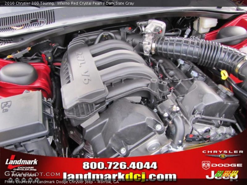 Inferno Red Crystal Pearl / Dark Slate Gray 2010 Chrysler 300 Touring