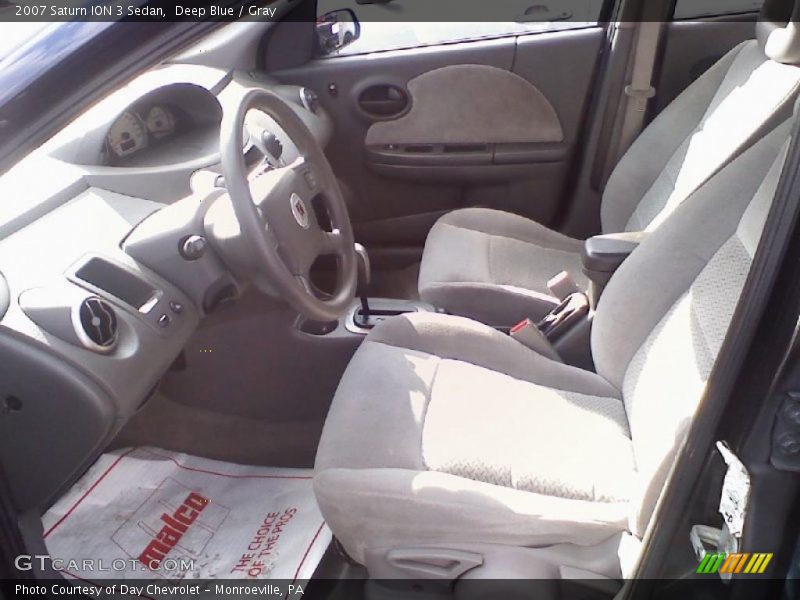 Deep Blue / Gray 2007 Saturn ION 3 Sedan