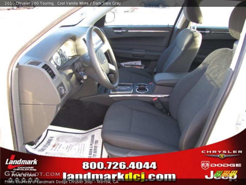 Cool Vanilla White / Dark Slate Gray 2010 Chrysler 300 Touring