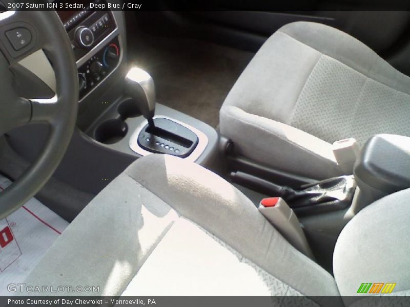 Deep Blue / Gray 2007 Saturn ION 3 Sedan