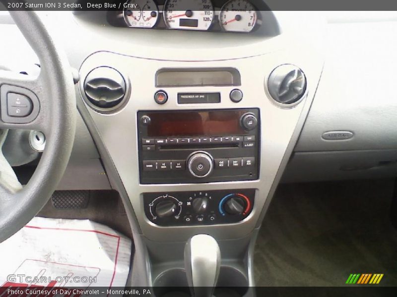 Deep Blue / Gray 2007 Saturn ION 3 Sedan