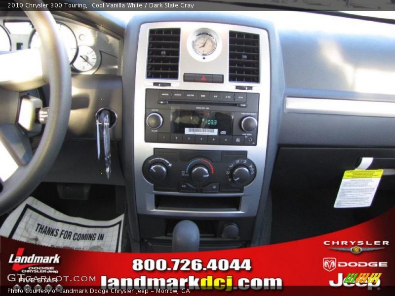 Cool Vanilla White / Dark Slate Gray 2010 Chrysler 300 Touring