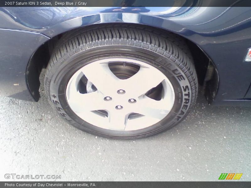 Deep Blue / Gray 2007 Saturn ION 3 Sedan