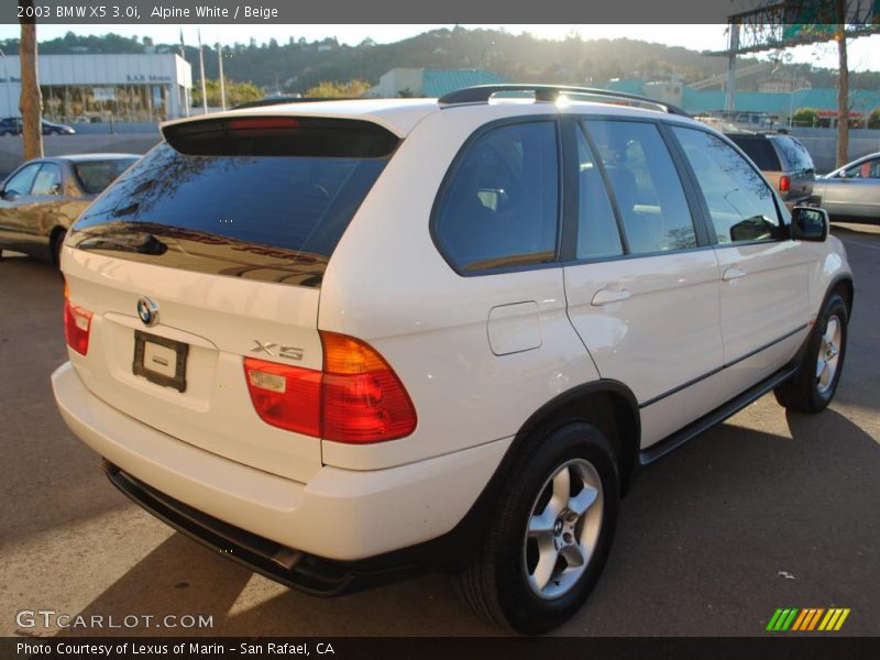 Alpine White / Beige 2003 BMW X5 3.0i