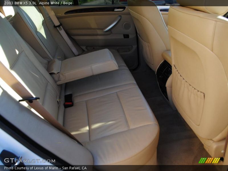 Alpine White / Beige 2003 BMW X5 3.0i