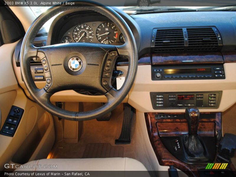 Alpine White / Beige 2003 BMW X5 3.0i