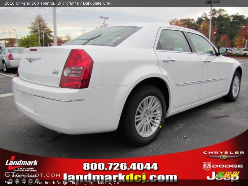 Bright White / Dark Slate Gray 2010 Chrysler 300 Touring