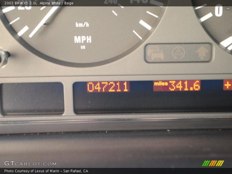 Alpine White / Beige 2003 BMW X5 3.0i