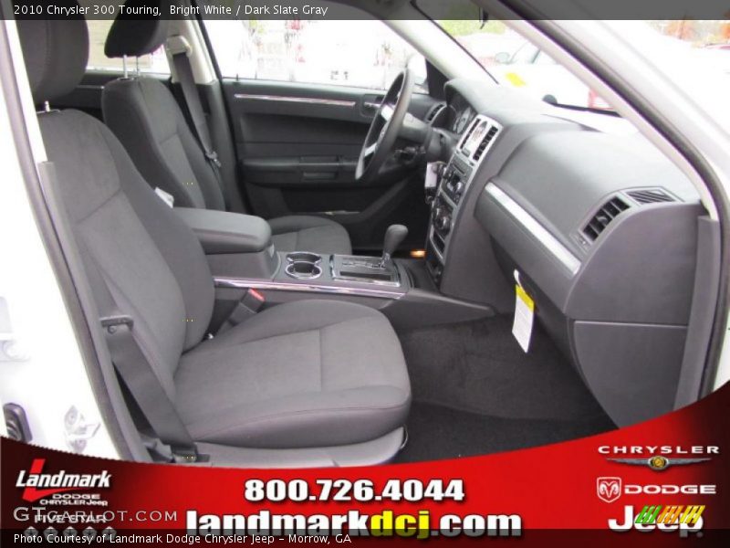 Bright White / Dark Slate Gray 2010 Chrysler 300 Touring
