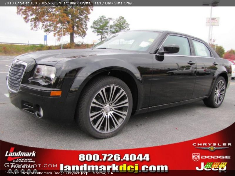Brilliant Black Crystal Pearl / Dark Slate Gray 2010 Chrysler 300 300S V6