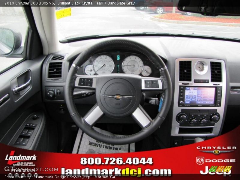 Brilliant Black Crystal Pearl / Dark Slate Gray 2010 Chrysler 300 300S V6