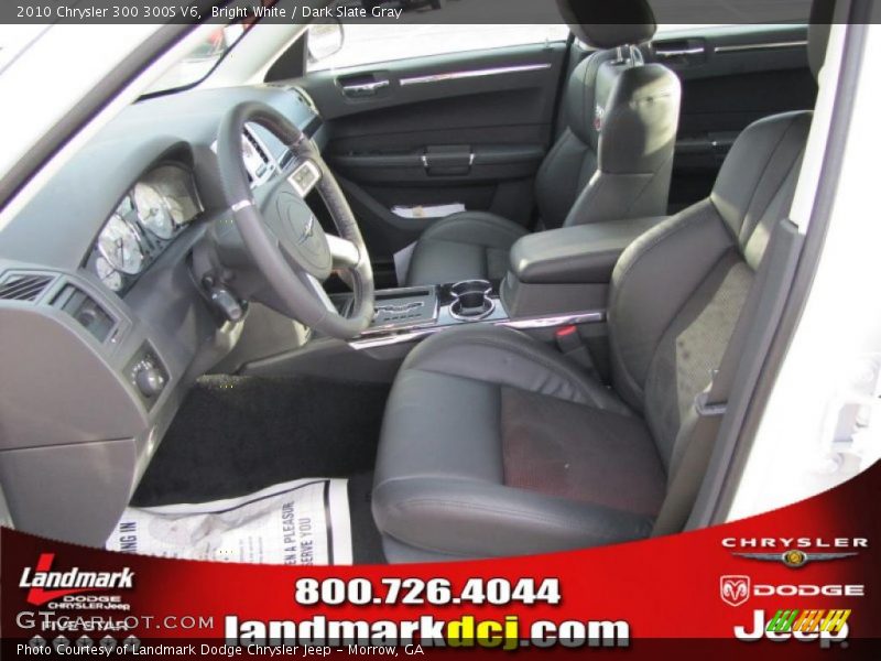 Bright White / Dark Slate Gray 2010 Chrysler 300 300S V6
