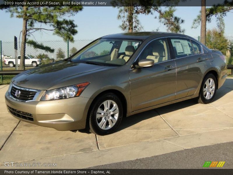 Bold Beige Metallic / Ivory 2009 Honda Accord LX-P Sedan