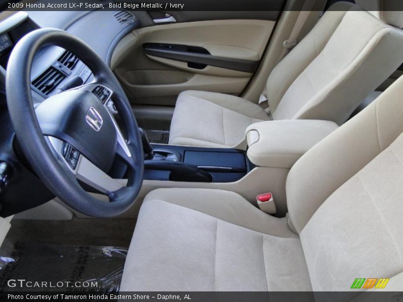 Bold Beige Metallic / Ivory 2009 Honda Accord LX-P Sedan