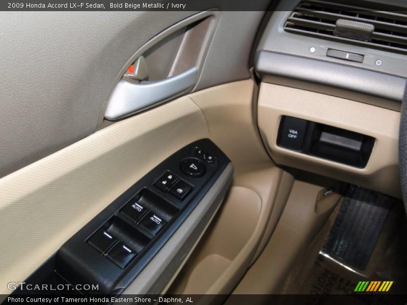Bold Beige Metallic / Ivory 2009 Honda Accord LX-P Sedan