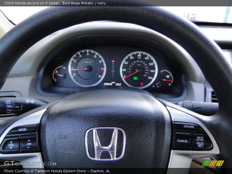 Bold Beige Metallic / Ivory 2009 Honda Accord LX-P Sedan