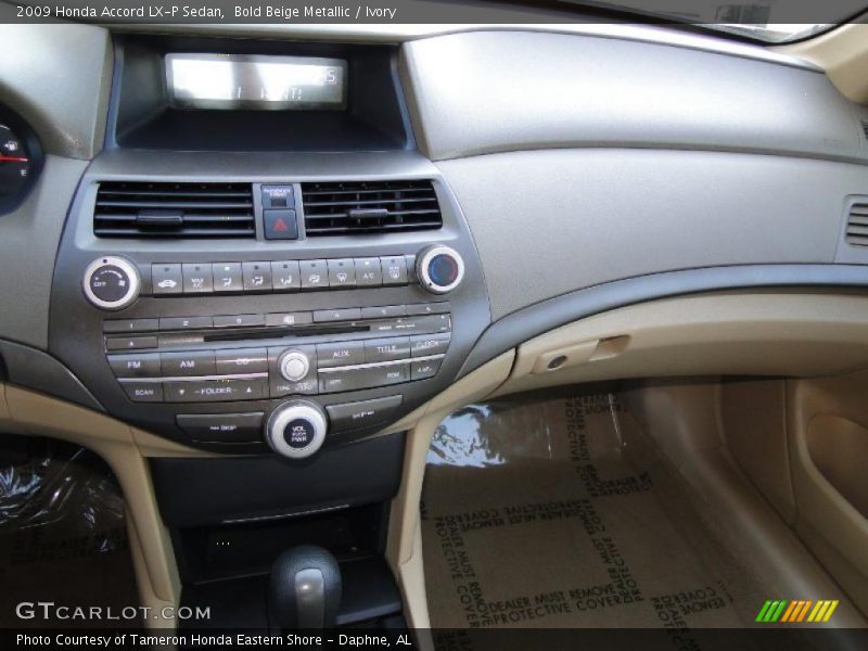 Bold Beige Metallic / Ivory 2009 Honda Accord LX-P Sedan