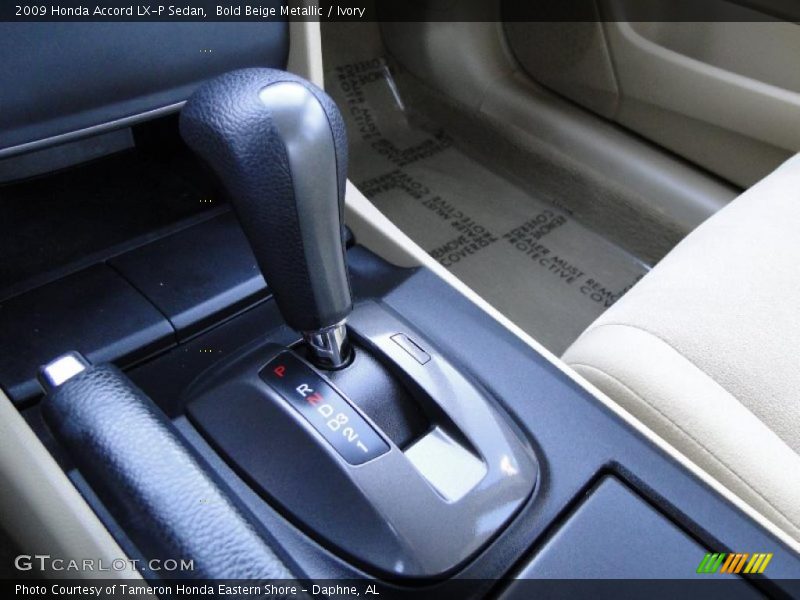 Bold Beige Metallic / Ivory 2009 Honda Accord LX-P Sedan