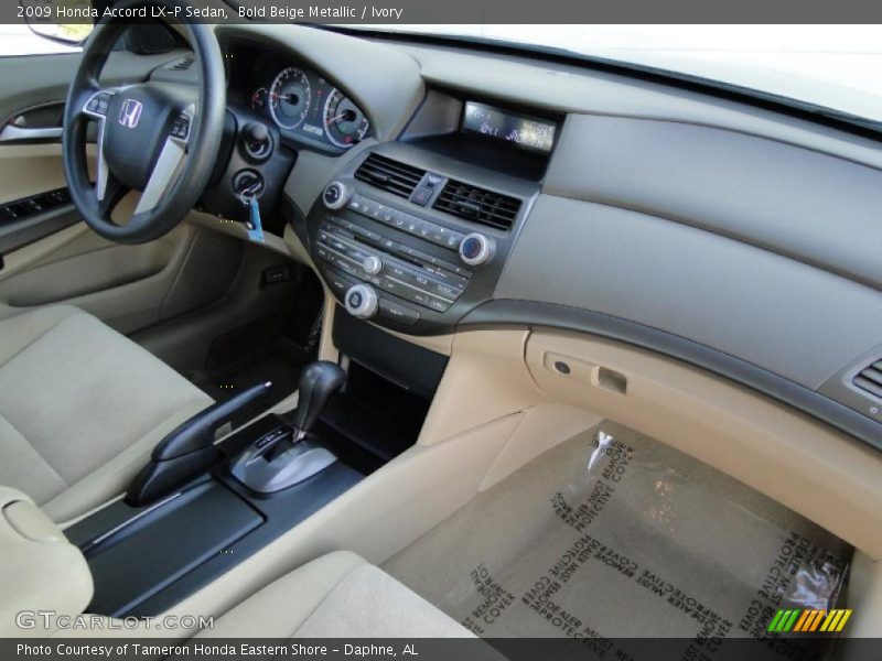 Bold Beige Metallic / Ivory 2009 Honda Accord LX-P Sedan