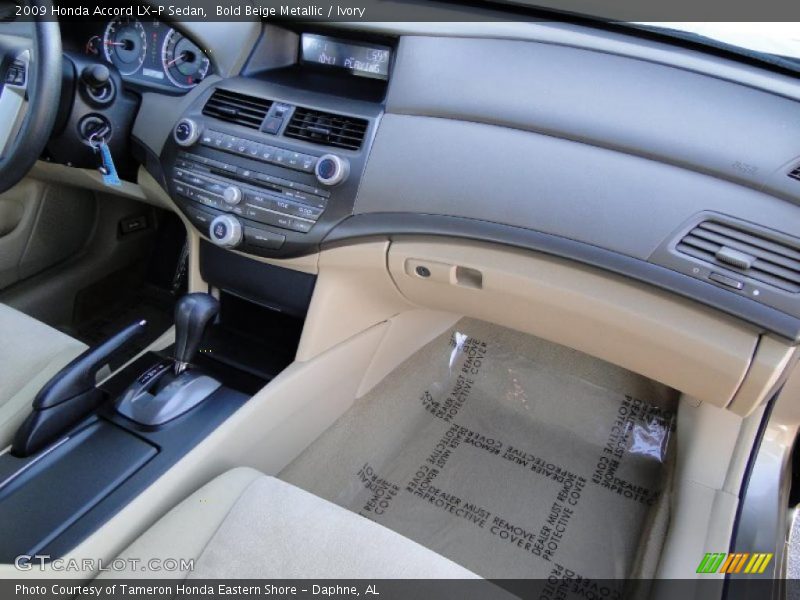 Bold Beige Metallic / Ivory 2009 Honda Accord LX-P Sedan