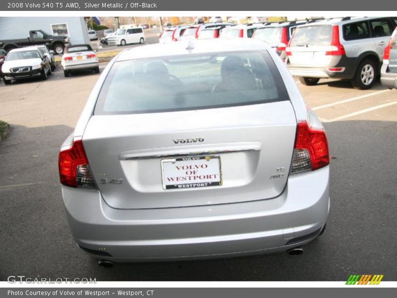 Silver Metallic / Off-Black 2008 Volvo S40 T5 AWD