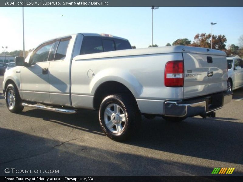 Silver Metallic / Dark Flint 2004 Ford F150 XLT SuperCab