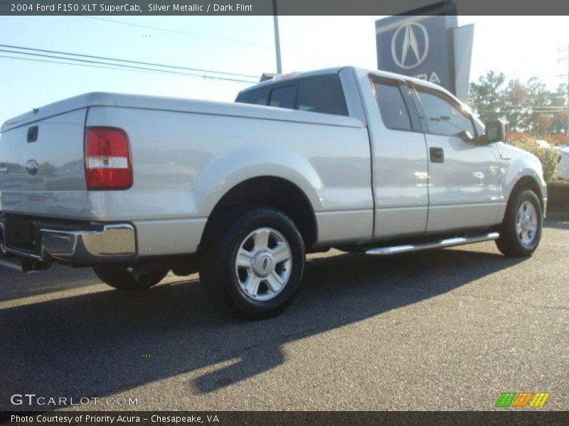 Silver Metallic / Dark Flint 2004 Ford F150 XLT SuperCab