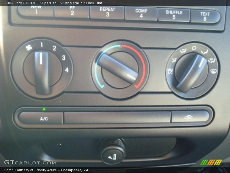 Controls of 2004 F150 XLT SuperCab