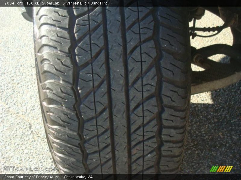 Silver Metallic / Dark Flint 2004 Ford F150 XLT SuperCab