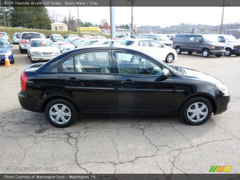 Ebony Black / Gray 2006 Hyundai Accent GLS Sedan