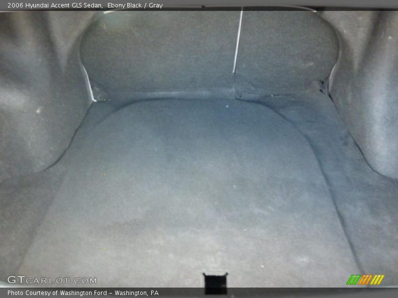 Ebony Black / Gray 2006 Hyundai Accent GLS Sedan