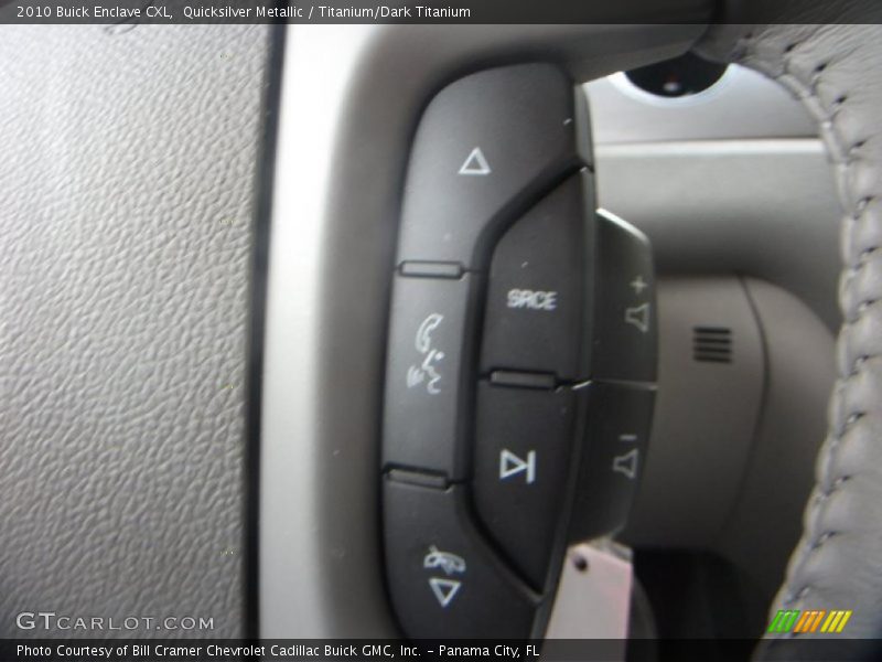 Quicksilver Metallic / Titanium/Dark Titanium 2010 Buick Enclave CXL