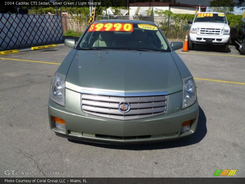 Silver Green / Light Neutral 2004 Cadillac CTS Sedan