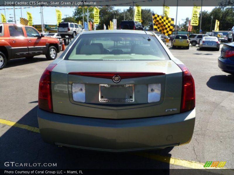 Silver Green / Light Neutral 2004 Cadillac CTS Sedan
