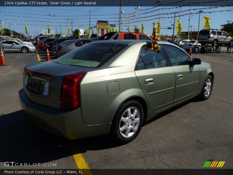 Silver Green / Light Neutral 2004 Cadillac CTS Sedan