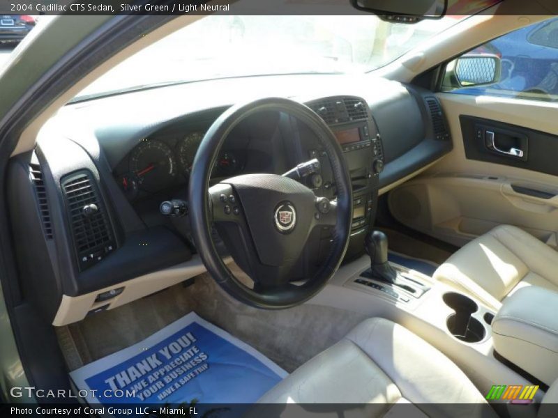 Silver Green / Light Neutral 2004 Cadillac CTS Sedan
