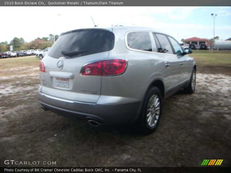 Quicksilver Metallic / Titanium/Dark Titanium 2010 Buick Enclave CXL