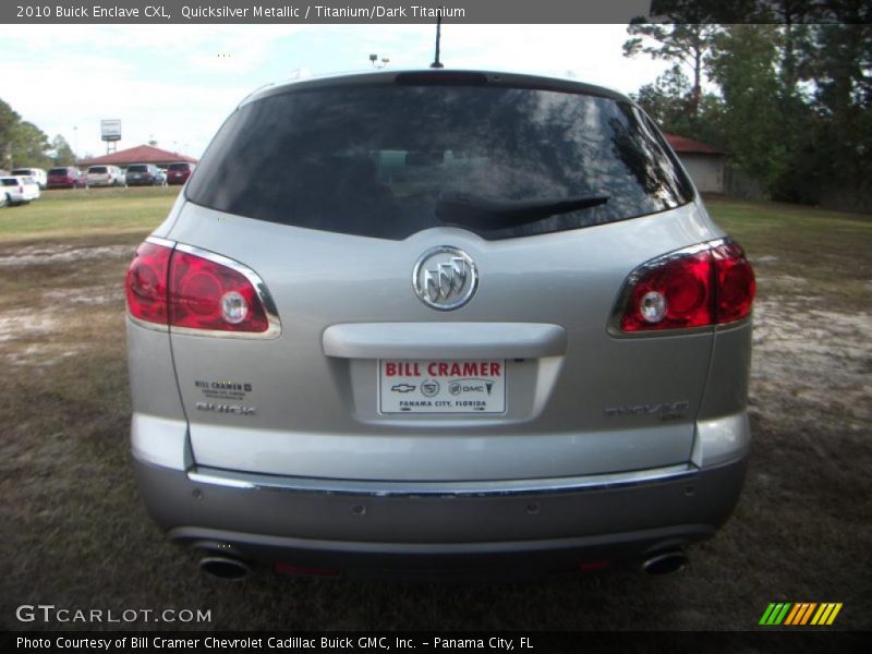 Quicksilver Metallic / Titanium/Dark Titanium 2010 Buick Enclave CXL