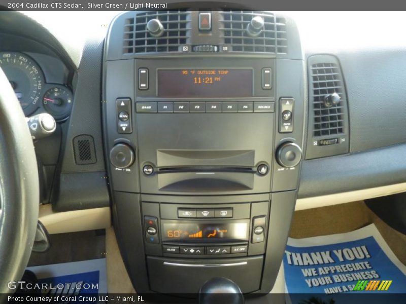 Silver Green / Light Neutral 2004 Cadillac CTS Sedan