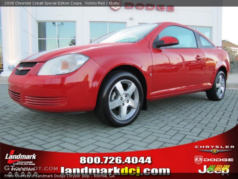 Victory Red / Ebony 2008 Chevrolet Cobalt Special Edition Coupe
