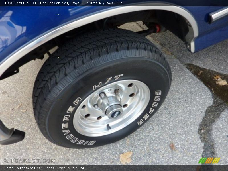 Royal Blue Metallic / Royal Blue 1996 Ford F150 XLT Regular Cab 4x4