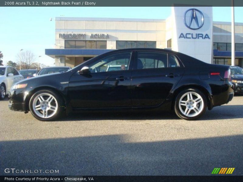 Nighthawk Black Pearl / Ebony 2008 Acura TL 3.2