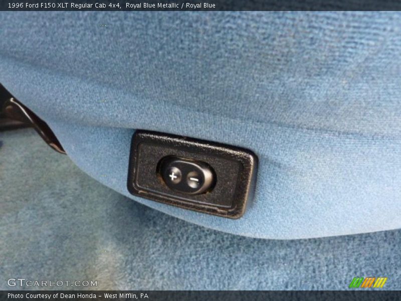 Royal Blue Metallic / Royal Blue 1996 Ford F150 XLT Regular Cab 4x4