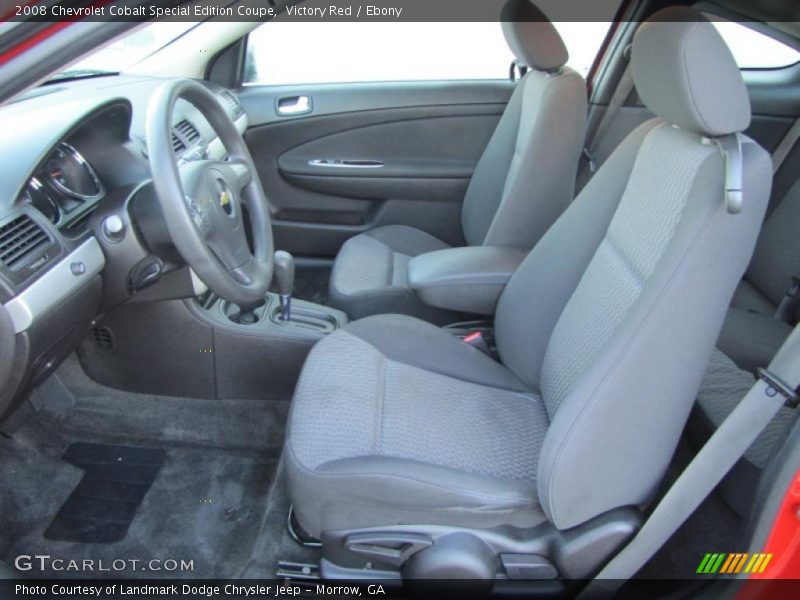  2008 Cobalt Special Edition Coupe Ebony Interior