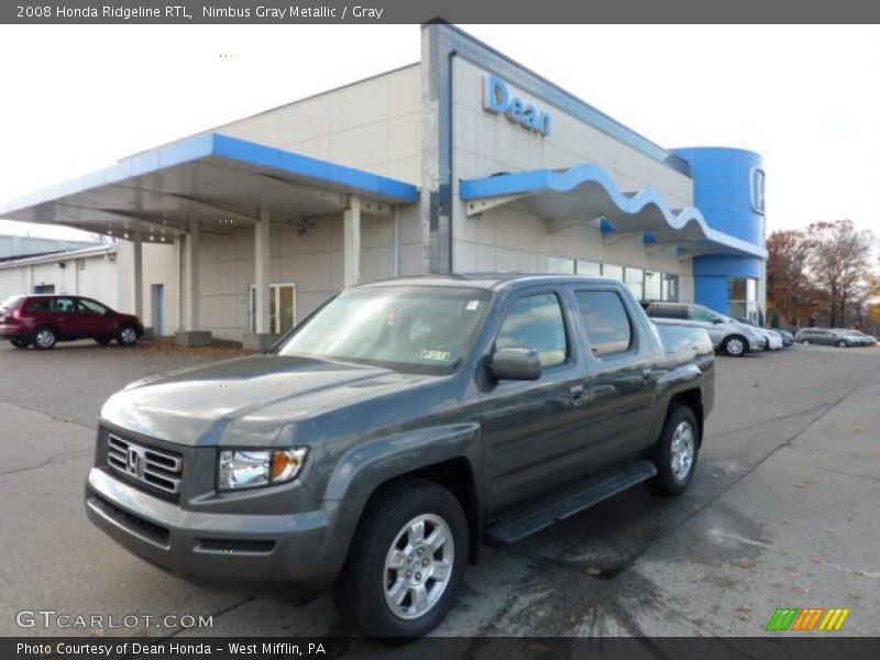 Nimbus Gray Metallic / Gray 2008 Honda Ridgeline RTL
