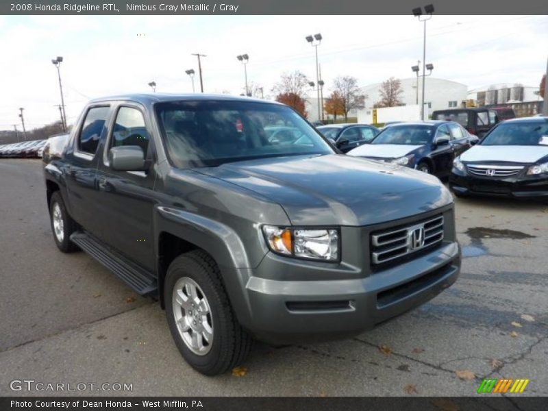Nimbus Gray Metallic / Gray 2008 Honda Ridgeline RTL