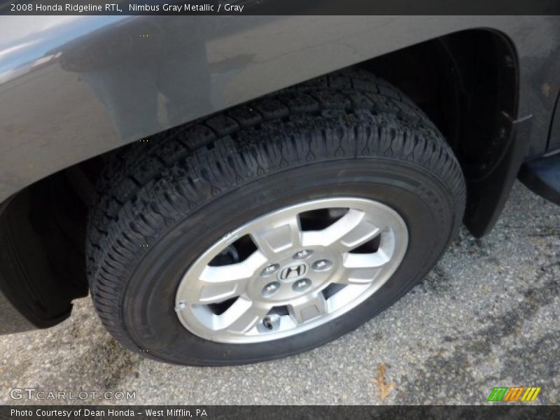 Nimbus Gray Metallic / Gray 2008 Honda Ridgeline RTL