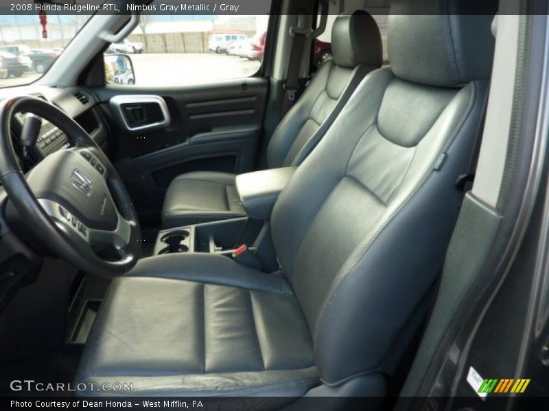 Nimbus Gray Metallic / Gray 2008 Honda Ridgeline RTL
