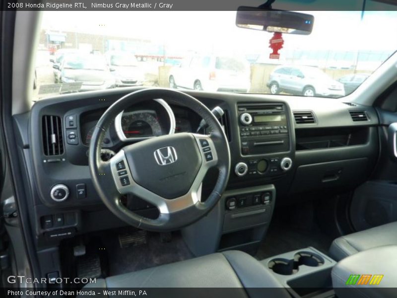 Nimbus Gray Metallic / Gray 2008 Honda Ridgeline RTL