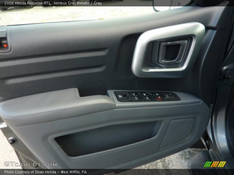 Nimbus Gray Metallic / Gray 2008 Honda Ridgeline RTL